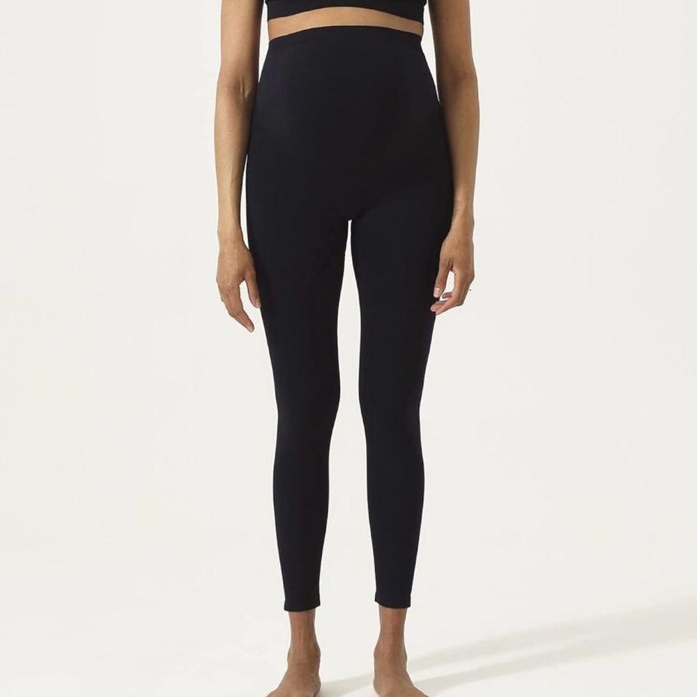 NOTHING FITS BUT Women’s Classic Seamless Maternity Leggings, Belly Support Pant - Picture 2 of 7